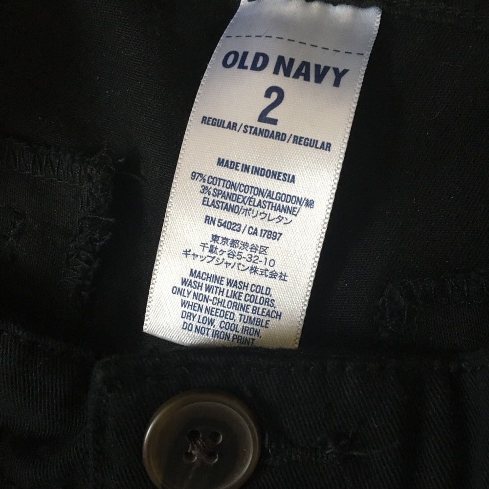 Old Navy Black Cotton Business Casual Skinny Pant - Picture 6 of 6